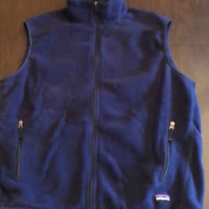 Patagonia Mens XL Navy Fleece Vest